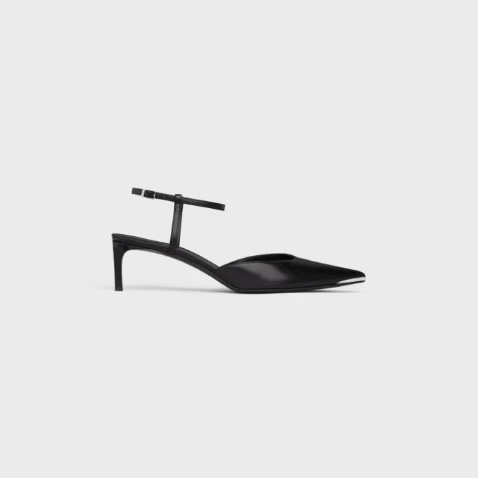 Celine Kitten with Metal Toe in Calfskin