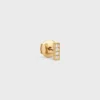 Celine Line Stud in Yellow Gold and Diamonds Celine Line Stud in Yellow Gold and Diamonds