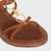 Celine Lympia Strappy Jewel Sandal  in Calfskin