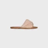 Celine Lympia Twisted Sandal in Sponge Fabric Celine Lympia Twisted Sandal in Sponge Fabric