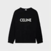 Celine Oversized Sweater in Ribbed Wool Celine Oversized Sweater in Ribbed Wool