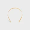 Celine Paris Thin Headband in Steel