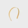 Celine Paris Thin Headband in Steel