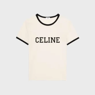 Celine Regular T-Shirt in Cotton Jersey Celine Regular T-Shirt in Cotton Jersey