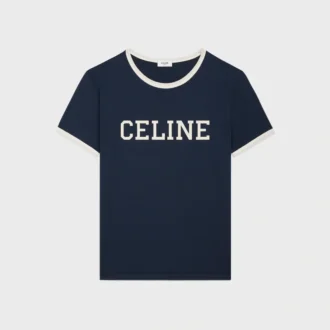 Celine Regular T-Shirt in Cotton Jersey Celine Regular T-Shirt in Cotton Jersey