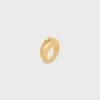 Celine Sulky Ring in Brass with Gold Finish