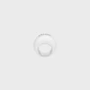 Celine Sulky Ring in Enamel and Brass with Rhodium Finish