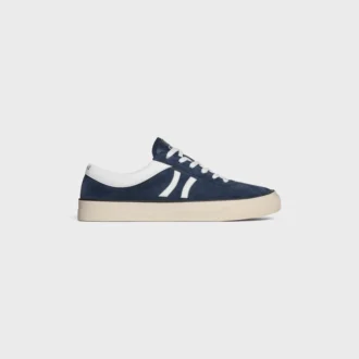Celine Sunset Low Lace-Up Sneaker in Suede Calfskin and Calfskin Celine Sunset Low Lace-Up Sneaker in Suede Calfskin and Calfskin