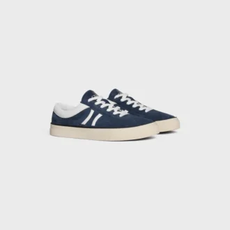 Celine Sunset Low Lace-Up Sneaker in Suede Calfskin and Calfskin Celine Sunset Low Lace-Up Sneaker in Suede Calfskin and Calfskin