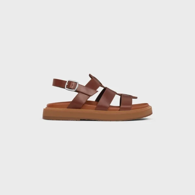 Celine Tippi Sandal in Calfskin – Vegetal Tanning Celine Tippi Sandal in Calfskin – Vegetal Tanning