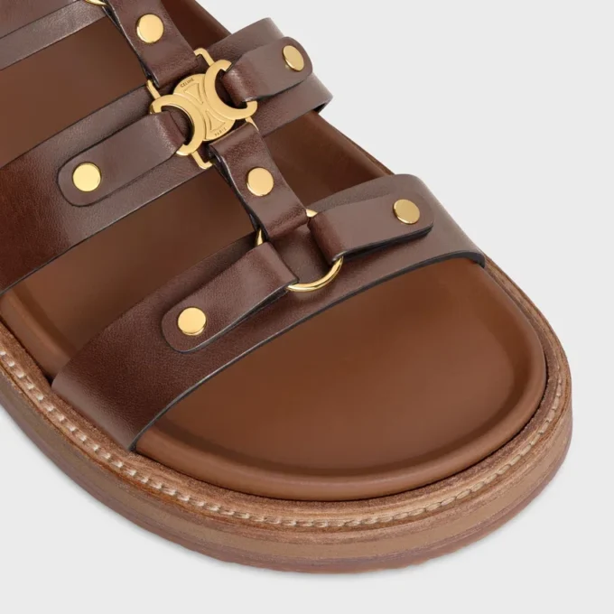 Celine – Tippi Slide in Calfskin – Vegetal Tanning