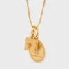 Charms Long Necklace in Brass with Gold and Rhodium Finsih Charms Long Necklace in Brass with Gold and Rhodium Finsih