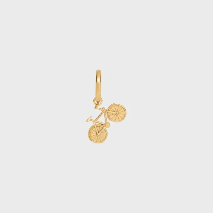 Charms Bike in Brass with Gold Finish Charms Bike in Brass with Gold Finish