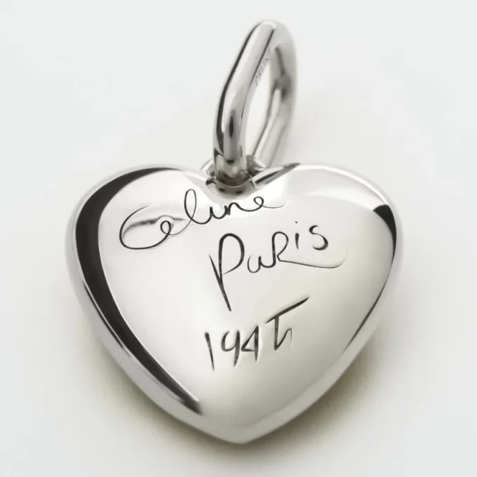 Charms Heart Celine 1945 in Aluminium Charms Heart Celine 1945 in Aluminium