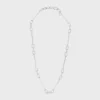 Charms Necklace in Brass with Rhodium Finish Charms Necklace in Brass with Rhodium Finish