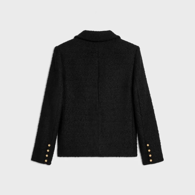 Chasseur Jacket in Cashmere Bouclette Natte Chasseur Jacket in Cashmere Bouclette Natte