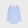 Classic Shirt in Striped Cotton Poplin Classic Shirt in Striped Cotton Poplin