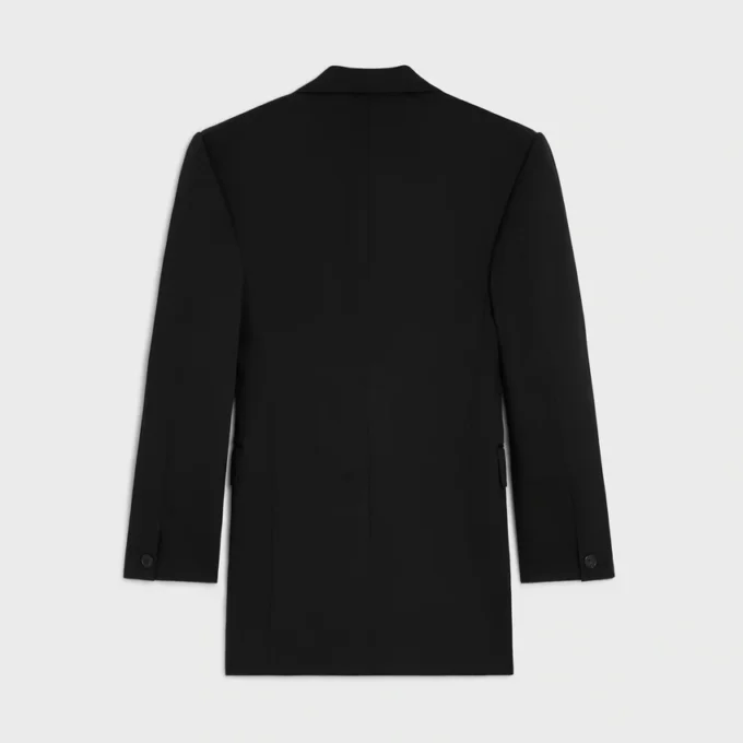 Colonne Jacket in Diagonal Wool