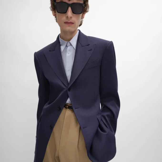 Colonne Jacket in Grain De Poudre Wool Colonne Jacket in Grain De Poudre Wool