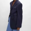 Colonne Jacket in Grain De Poudre Wool Colonne Jacket in Grain De Poudre Wool