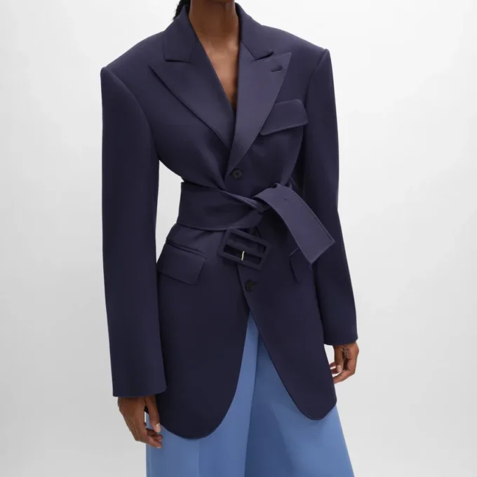Colonne Jacket in Grain De Poudre Wool Colonne Jacket in Grain De Poudre Wool