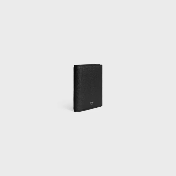 Compact Wallet in Grained Calfskin