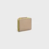 Compact Wallet Triomphe Stamp in Supple Grained Calfskin Compact Wallet Triomphe Stamp in Supple Grained Calfskin