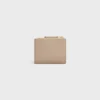 Compact Wallet Triomphe Stamp in Supple Grained Calfskin Compact Wallet Triomphe Stamp in Supple Grained Calfskin