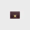 Compact Wallet with Coin Triomphe in Shiny Calfskin Compact Wallet with Coin Triomphe in Shiny Calfskin