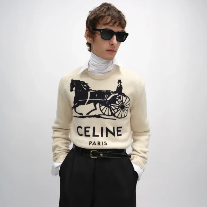 Crewneck Sweater in Cashmere Crewneck Sweater in Cashmere