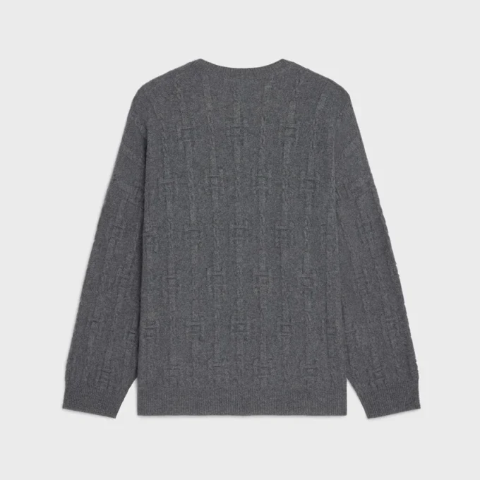 Crewneck Sweater in Chains Cashmere Crewneck Sweater in Chains Cashmere