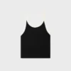 Cropped Tank Top in Cotton Jersey Cropped Tank Top in Cotton Jersey