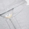 Cropped Zipped Hoodie in Cotton Fleece