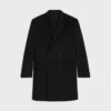 Double-Breasted Coat in Wool Cloth Double-Breasted Coat in Wool Cloth