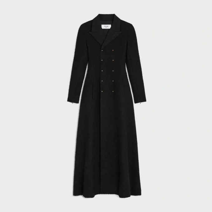 Double-Breasted Coat in Wool Natta Double-Breasted Coat in Wool Natta