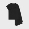 Draped Top in Wool Silk Draped Top in Wool Silk