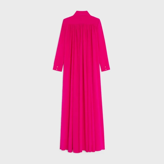 Dress in Acetate Silk Crepe Dress in Acetate Silk Crepe