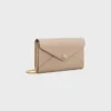 Envelope Wallet on Chain in Shiny Calfskin Envelope Wallet on Chain in Shiny Calfskin