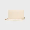 Envelope Wallet on Chain in Shiny Calfskin Envelope Wallet on Chain in Shiny Calfskin