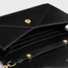 Envelope Wallet on Chain in Shiny Calfskin Envelope Wallet on Chain in Shiny Calfskin