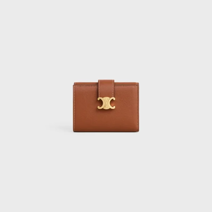 Fine Strap Wallet Nino in Supple Grained Calfskin Fine Strap Wallet Nino in Supple Grained Calfskin