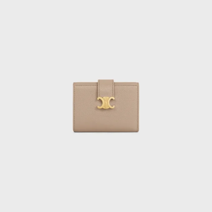 Fine Strap Wallet Nino in Supple Grained Calfskin