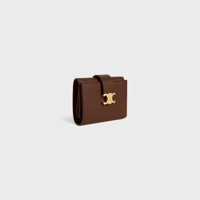 Fine Strap Wallet Nino in Supple Grained Calfskin Fine Strap Wallet Nino in Supple Grained Calfskin