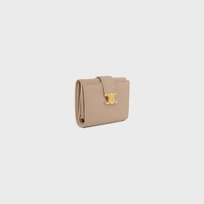 Fine Strap Wallet Nino in Supple Grained Calfskin