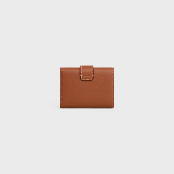Fine Strap Wallet Nino in Supple Grained Calfskin Fine Strap Wallet Nino in Supple Grained Calfskin
