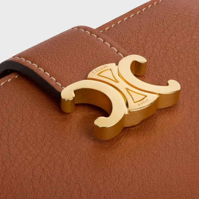 Fine Strap Wallet Nino in Supple Grained Calfskin Fine Strap Wallet Nino in Supple Grained Calfskin