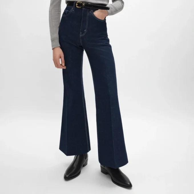 Flare Jeans 003 in Lightweight Indigo Denim Flare Jeans 003 in Lightweight Indigo Denim
