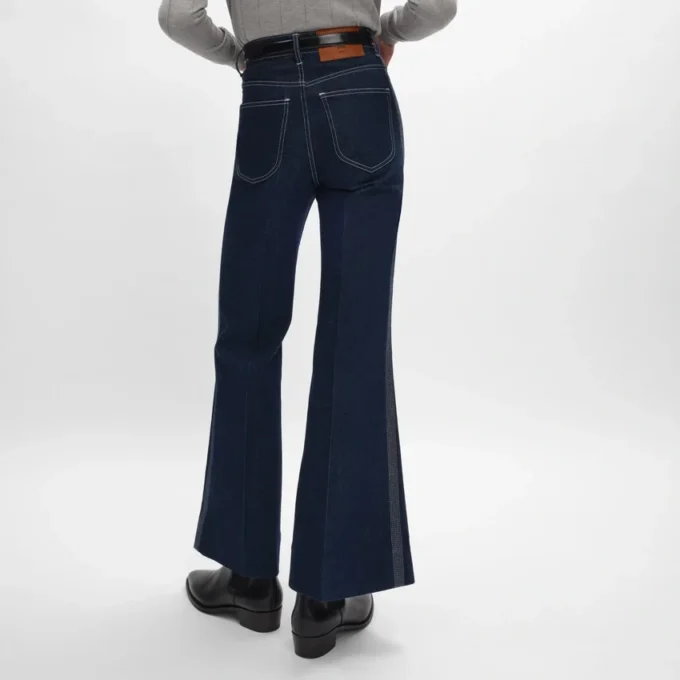 Flare Jeans 003 in Lightweight Indigo Denim Flare Jeans 003 in Lightweight Indigo Denim