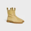 Flow Zipped Boot in Stretch Suede Lambskin Flow Zipped Boot in Stretch Suede Lambskin