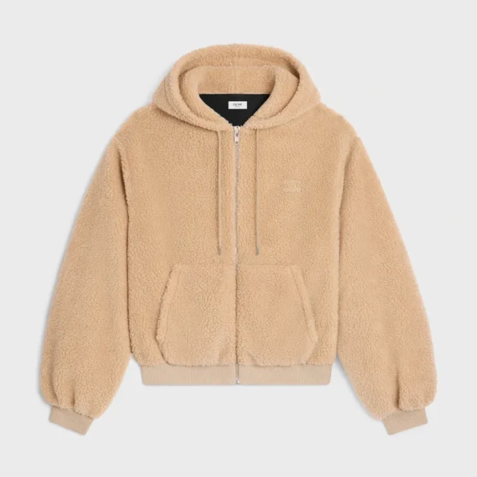 Hooded Jacket in Polar Fleece Hooded Jacket in Polar Fleece